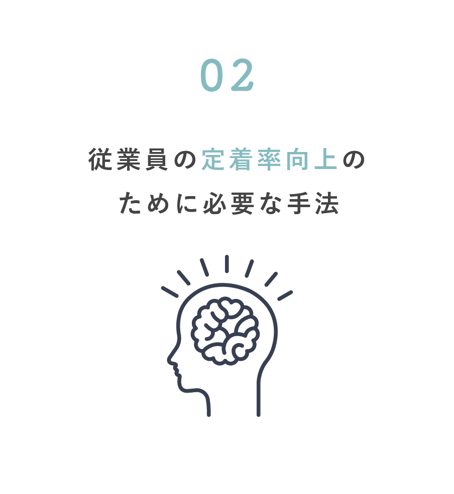 従業員の定着率向上のために必要な手法